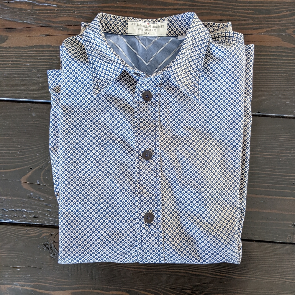 Paul Smith, size M, Men's button Front Long Sleeve Shirt - Rare Find
